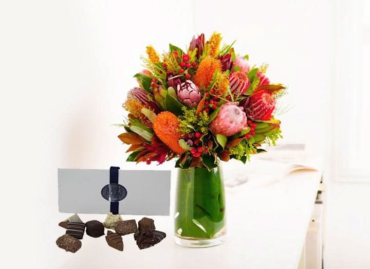 Native Flowers (Large/ Extra Large) & Adora Chocolate