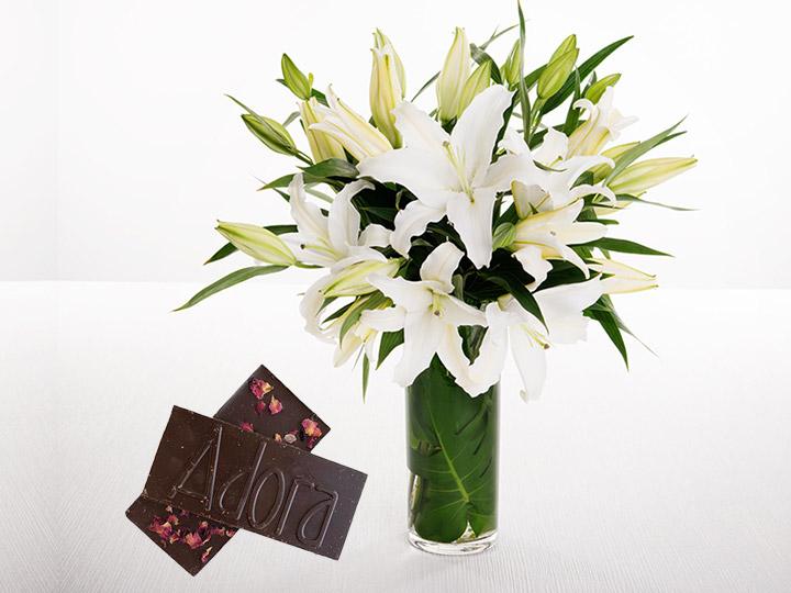 White Lilies & Adora Chocolate