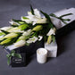 Lilies & Scented Candle