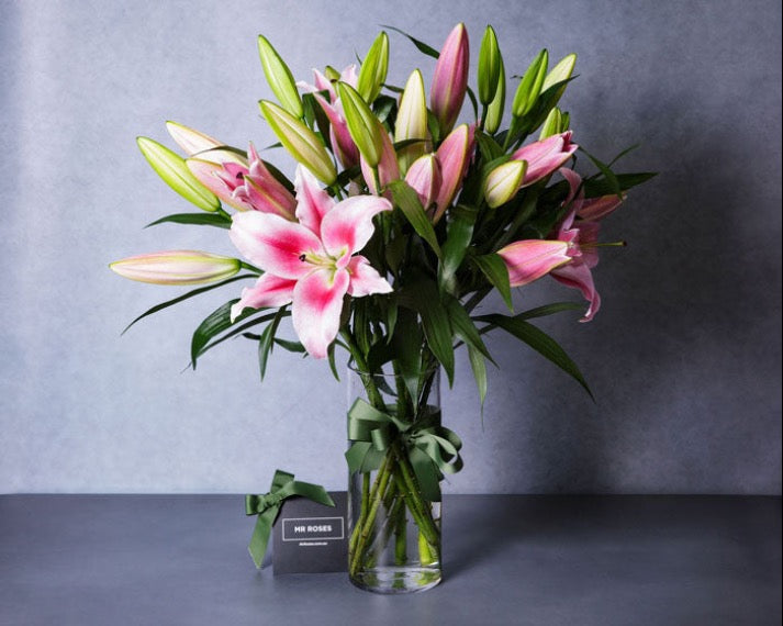 Pink Lilies & Chocolates