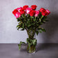 Long Stemmed Red & Pink Roses