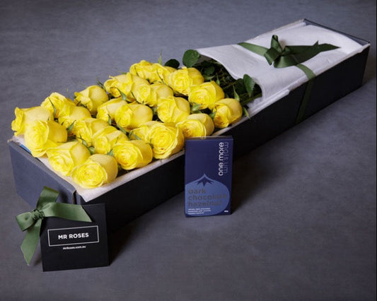 Yellow Roses & Chocolates