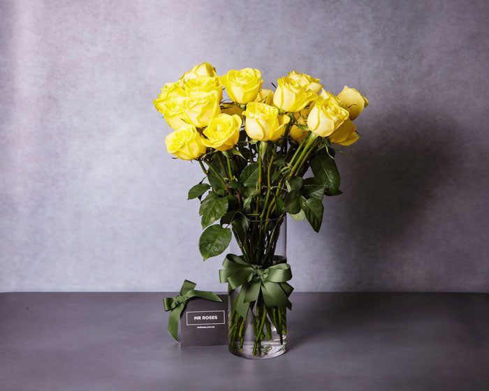 Yellow Roses & Chocolates