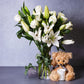 Member - Exclusive White Lilies & White Roses