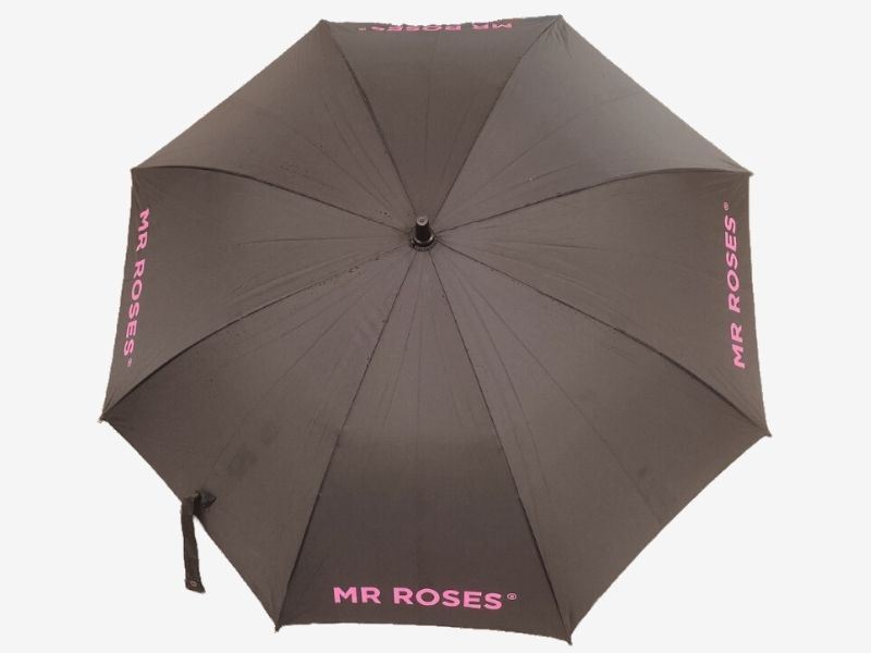 Black and Pink Umbrella