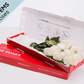 Elegant 10 White Cream Roses Gift Box