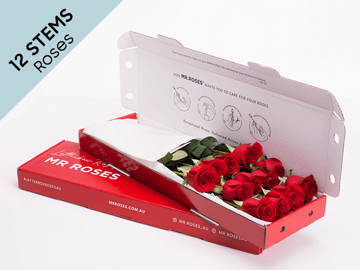 Classic 12 Red Roses Gift Box