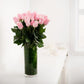 LONG STEMMED BRIGHT PINK ROSES (12 - 36 FLOWERS)