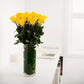 Long Stemmed Yellow Roses (12 - 36 Stems) & Teddy