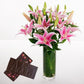 Pink Lilies & Adora Chocolate