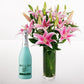Pink Lilies & Champagne