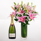 Pink Lilies & Champagne