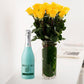 Long Stemmed Yellow Roses (12 - 36 Flowers) & Champagne