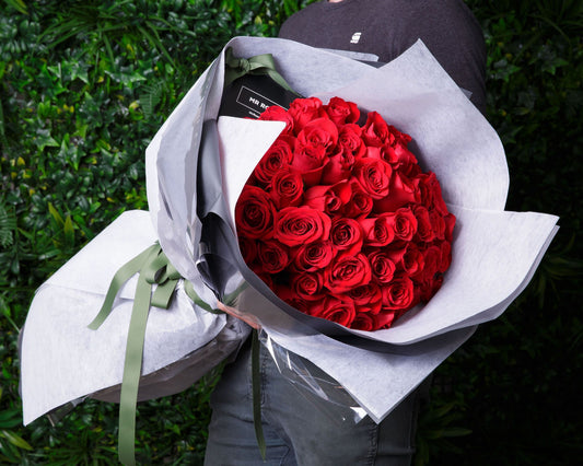 Red Magnificent Rose Bouquet Special ( 36, 50 & 100 Stems )