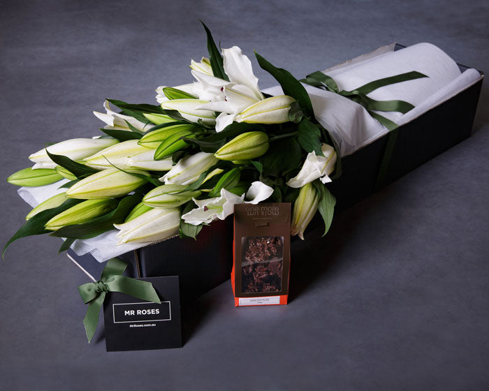 White Lilies & Chocolates