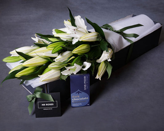 White Lilies & Chocolates