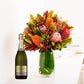 Native Flowers (Large/ Extra Large) & Champagne