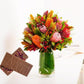 Native Flowers (Large/ Extra Large) & Adora Chocolate