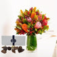 Native Flowers (Large/ Extra Large) & Adora Chocolate